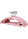 Velvet Hangers With Cascade Hole, Non-Slip Rounded Clothes Hangers, Sturdy Felt Hangers, Space-Saving Suit Hangers For Sweaters, Pants, Dresses, Skirts, Coats (Pink, 50 Pack)