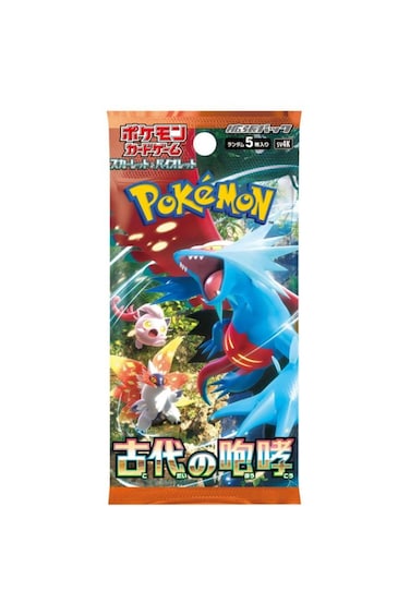 Pokemon Card Game Scarlet &amp; Violet Expansion Pack Ancient Roar - japanese pack ( Single Pack )