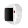 Admaster Silicone Compatible For Apple Watch Band And Replacement Sport Iwatch Accessories Bands Series 3 2 1 White 42Mm S/M