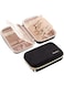ProCase Large Travel Jewelry Organizer Case, Jewellery Home Storage Book Ring Binder with Clear Pockets for Presentation, Zippered Pouch Bag for Earrings Necklaces Bracelets -Black