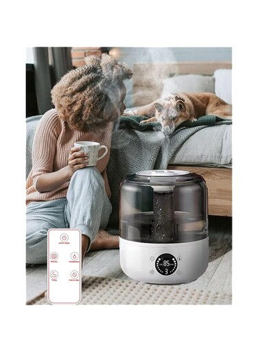 Smart Humidifier,3L Remote &amp; Touch Control Humidifiers for Bedroom Quiet Cool Mist Humidifier for Bedroom,Office &amp; Yoga, Energy-Saving Top-Fill Smart Humidifier, Nano Mist, Adjustable Mist Modes