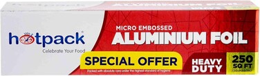 ALUMINIUM FOIL 30CM EMBOSSED 250SQFT