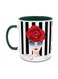 Fashion Girls Printed Coffee Mug Green/White/Black