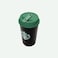 Starbucks Coffee Grounds Tumbler [Black and Green] - 12.5 fl oz (355 ml)