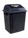 Durable 20-Litre Plastic Dustbin for Home and Office Use
