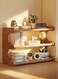 3 Tier Cup Organizer, Cup Storage Rack, Wood Material Multi-Functional Storage Rack, Coffee Mug Racks Easy to Install and Clean, Countertop Organizer, for Home Bathroom Kitchen Glass cup and Food for Kitchen, Home, Coffee Bar
