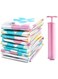 Dubai Gallery 10-Piece Vacuum Compression Storage Bag With Pump White/Blue/Pink