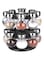 Dubai Gallery 16-Piece Glass Jar With Revolving Rack