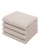 100% Cotton Waffle Weave Kitchen Dish Cloths, Waffle Tea Towels Ultra Soft Absorbent Quick Drying Dish Towels, 34x34 CM , 4-Pack (Beige)
