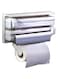 Dubai Gallery Triple Tissue Paper Dispenser White AMZ-N23827748A
