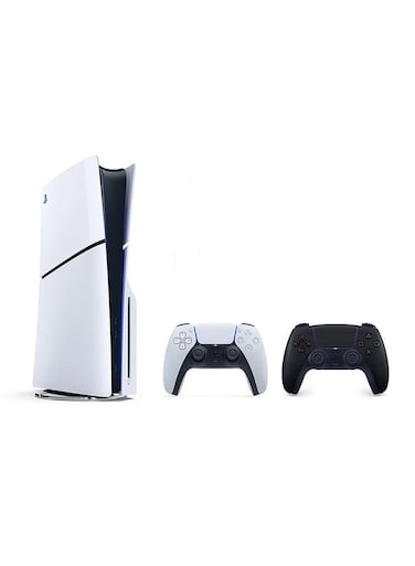 Sony PlayStation 5 Slim Console Disc Version With Extra Black Controller -International Version