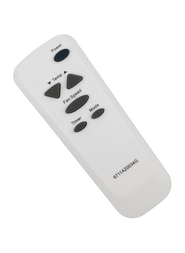 Allimity 6711A20034G Replaced Remote Control Fit for LG Window-Type AC Air Conditioner LWC1262PCG LT0810CR LT121CNR LWHD1000CR LW1212ER TWC121LHMK0 WM1031 LWHD1200FR