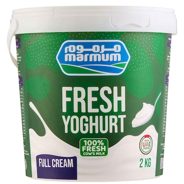 Marmum Fresh Yoghurt Full Cream Plain, 2kg