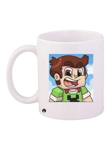 Printed Ceramic Coffee Mug 350ml