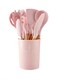 Art 12 Piece Barreled Cooking Utensils Set With Wooden Handle Multicolour
