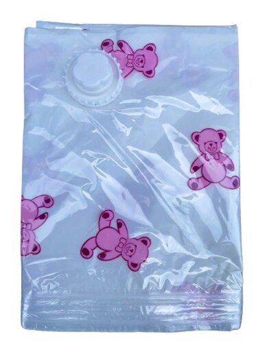 2-Piece Vacuum Compression Bag Multicolour 80x100x38cm