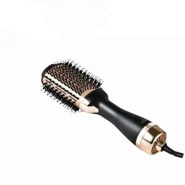 Professional 1200W Thermal Hair Dryer Comb - 3-in-1 Rotating Hot Air Brush Styler

