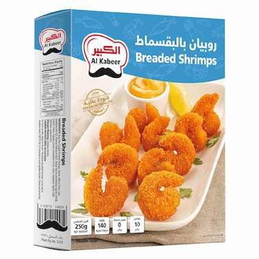 Al Kabeer Breaded Shrimps, 250g