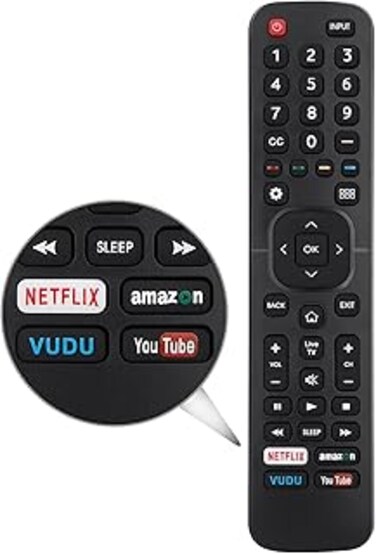 Replacement Compatible for Hisense-TV-Remote Compatible with All Hisense 4K LED HD UHD Smart TVs