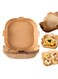 seven Air Fryer Square Parchment Liners 50PCS 7.9 Inch Natural - Non-Stick Inserts for Aifryer Basket, Oven, Pan - Oil-proof, Water-proof - Baking Food Grade Sheets, Papel Para Freidora De Aire
