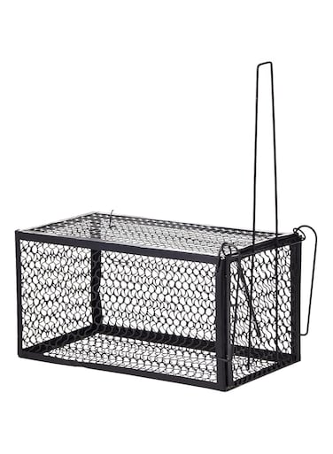 Rat MoUSe Cage Trap Snap Trap- Set Cage Medium Size Black Color