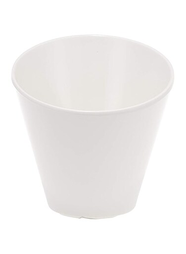 Verona Melamine Velocity Slanted Bowl - 11 Cm - White