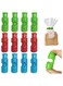 12PCS Colorful Bag Clips - Plastic Sealing Clips for Chips, Bread &amp; Food Bags