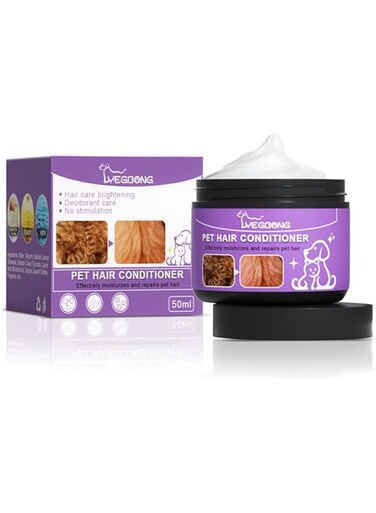 Pet Hair Conditioner Multifunctional Gentle Dog Skim Cream For Dogs Cats Fluffy Pliancy Hair