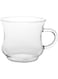 Termisil, Iza, Tea cup 0,22L (6-pcs set),borosilicate (heat-resistant) glass, suitable for hot drinks.