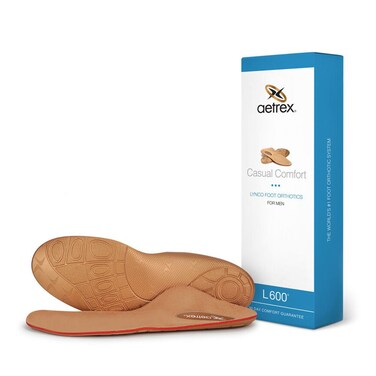 Aetrex Casual Comfort Lynco Foot Orthotics L600 Men 14