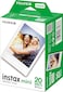 Instax Fujifilm 16386016 Instax Film For Mini 8/7S, 2 X 10 Sheets, Packaging May Vary, White Border, Ww 2, Jr1157