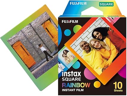 fujifilm Fujifilm Instax Square Rainbow Film 10 EXPOSURES
