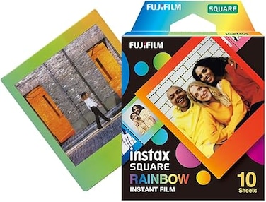 Fujifilm Instax Square Rainbow Film - 10 Exposures (16671320)