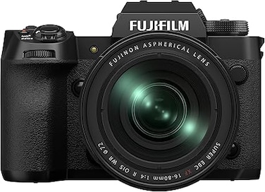 كاميرا فوجي فيلم X-H2 الرقمية بدون مرآة، طقم عدسة XF16-80mm - أسود