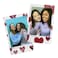 Fujifilm Instax Mini Film 10 Shot Pack, HEARTS Border