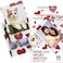Fujifilm Instax Mini Film 10 Shot Pack, HEARTS Border