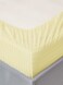 MAXQON Fitted Bed Sheet +2Pcs Pillow Covers, Super King Size 200x200+20cm, Color Cream
