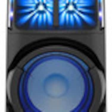 Sony MHC V43D High Power Bluetooth Party Speaker with wide angled party sound and multicolour lighting, Black, MHCV43D.CEK