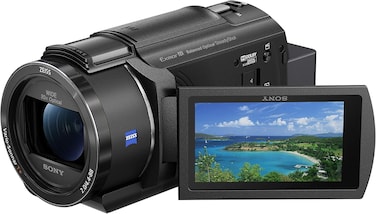 Sony FDR-AX43, Ultra HD (UHD) 4K Compact Camcorder, 5-Axis Balanced Optical SteadyShot, 20x Optical Zoom, Flip screen