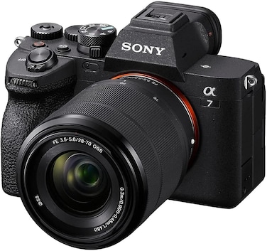 Sony Alpha 7 IV Full-Frame Mirrorless Interchangeable Lens Camera, 33 Mega Pixel Full-Frame Back-Illuminated Exmor R CMOS Image Sensor, ILCE-7M4K, With 28-70mm Zoom Lens