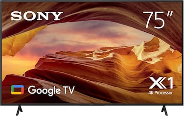 Sony Bravia 75 Inch LED TV 4K UHD HDR Smart Google TV and Exclusive Features for the Playstation 5 - KD-75X77L