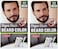 Bigen Beard Colour B102 - Dark Brown   Pack of 2   No Ammonia Formula with Aloe &amp; Olive Oil