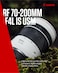 كانون عدسة RF 70-200 ملم F/4 L IS USM للكاميرا غير العاكسة