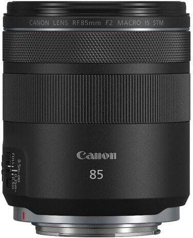 Canon RF 85mm Single Focus Lens Full Size RF852MISSTM, RF 85mm F2 MACRO IS STM