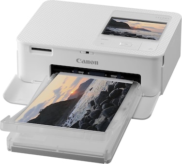 Canon SELPHY CP1500 Compact Portable Photo Printer (Upgraded CP1300 Model) Photos, Collages &amp; Stickers, Wi-Fi &amp; Direct Printing, Smart Devices, Computers, Cameras, SD Card &amp; USB-C Flash Drives (White)