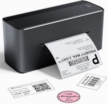 Phomemo Barcode Thermal Label Printer for Shipping Packages - 4x6 Shipping Label Printer for Small Business - Bluetooth Label Printer for Phone&amp;PAD&amp;PC