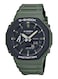Octagon Shape Resin Band Analog &amp; Digital Wrist Watch 49 mm - Green - GA-2110SU-3ADR