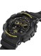 GA-100CY-1ADR Black &amp; Yellow Analog-Digital Dial Black Resin Strap Men's Watch