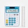 Casio MJ-12VCb-BU 300 Steps Check &amp; Correct Colourful Desktop Calculator (Blue)
