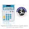 Casio MJ-12VCb-BU 300 Steps Check &amp; Correct Colourful Desktop Calculator (Blue)